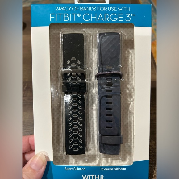 Pack of 2 Watchbands for ForBit Charge 3, New in Box - Picture 1 of 5